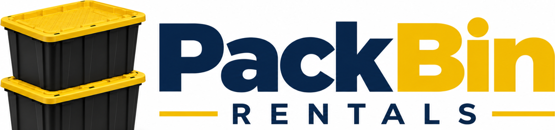 PackBin Rentals — plastic moving bins delivered and picked up