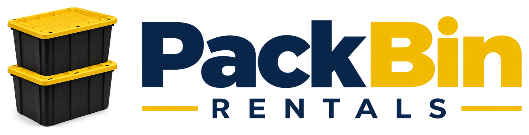 PackBin Rentals — plastic moving bins delivered and picked up